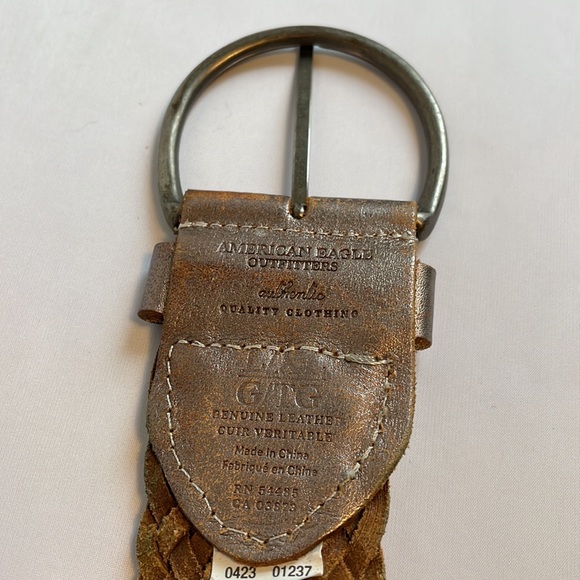 American Eagle Outfitters Brown Braided Belt - Picture 5 of 8